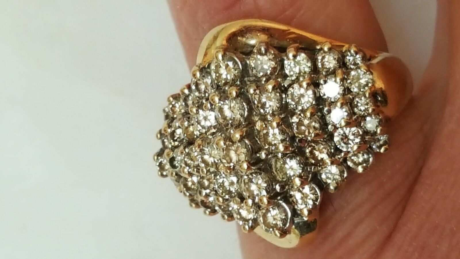 Other G.I.A. Certified! $4,868 10K Y/G 2.00ct Diamond Ring Size ONE SIZE - 4 Thumbnail