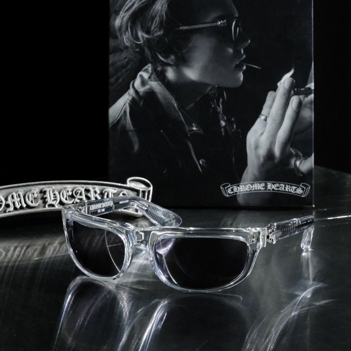 Chrome Hearts TRYVAGAGAIN Black Sunglasses - SRM – SHENGLI