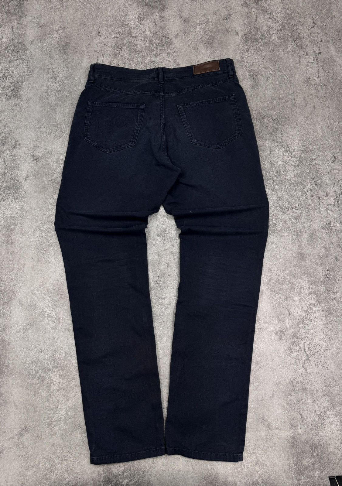 Hackett Hackett London Men Cotton Elastane Jeans Dark Blue Size 32R Size US 32 / EU 48 - 1 Thumbnail