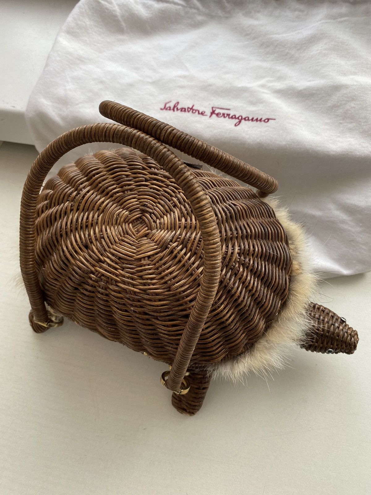 Salvatore Ferragamo × Vintage Ferragamo Limited Designer Turtle Bag Size ONE SIZE - 12 Thumbnail