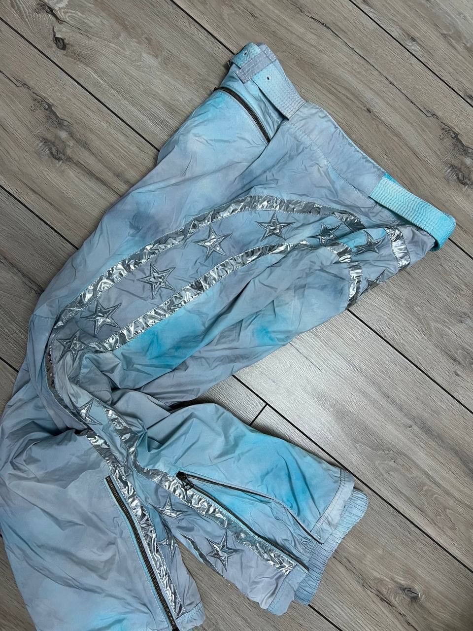 JET SET Jet Set Ski Snow Pants Metal Colour Stars Belted Size 2 / M Size 26" / US 2 / IT 38 - 4 Thumbnail