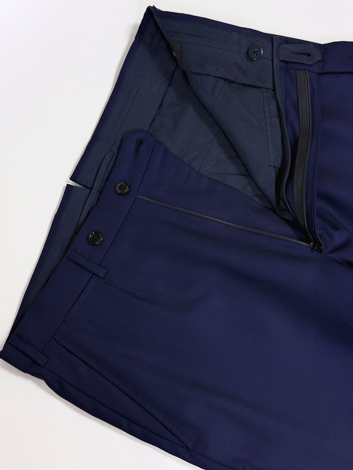 Ermenegildo Zegna Ermenegildo Zegna Wool Straight Trousers Size US 33 - 11 Thumbnail