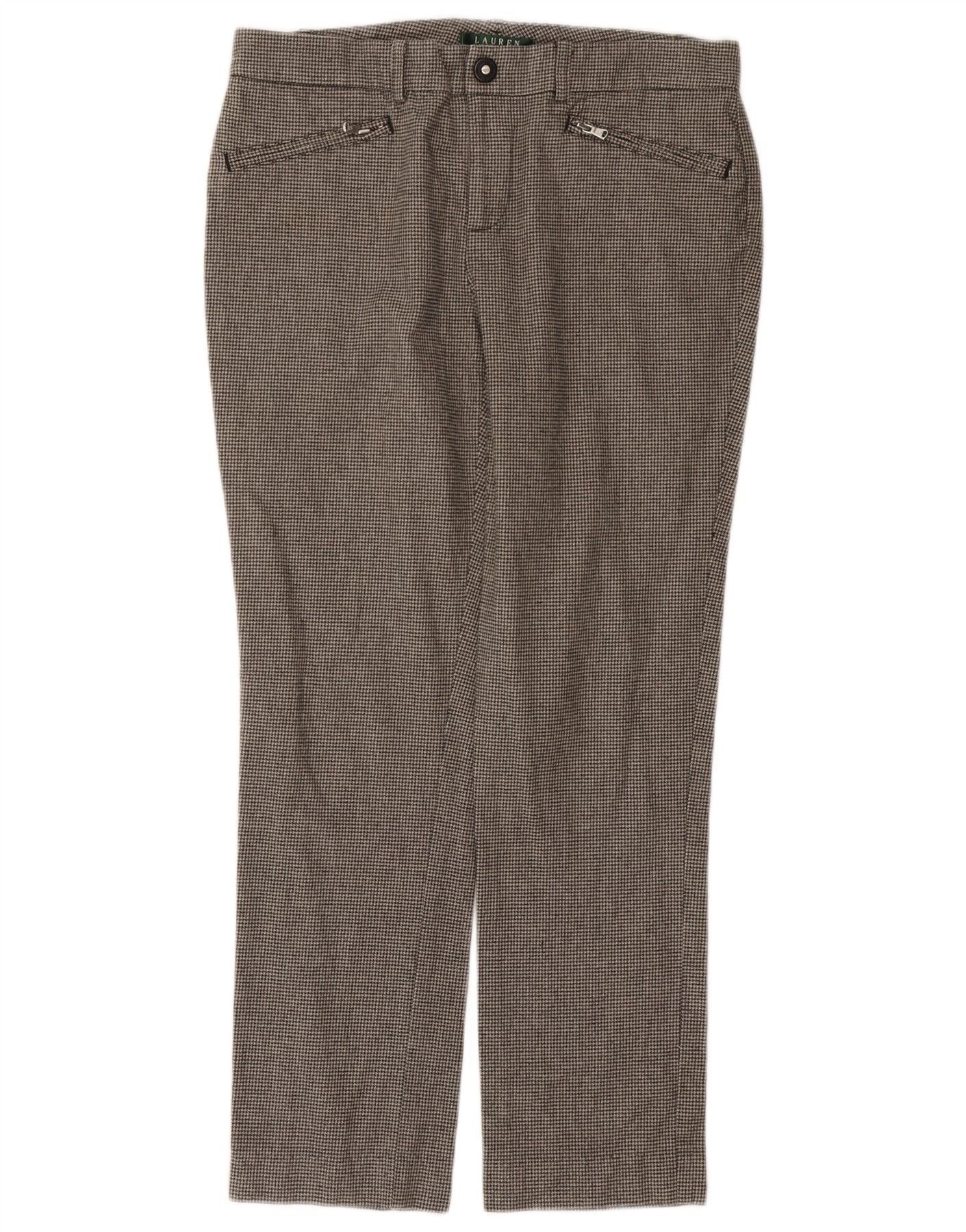Ralph Lauren Womens Petite Casual Trousers US 6 Medium W30 L26 Navy Blue Size 26" / US 2 / IT 38 - 1 Thumbnail