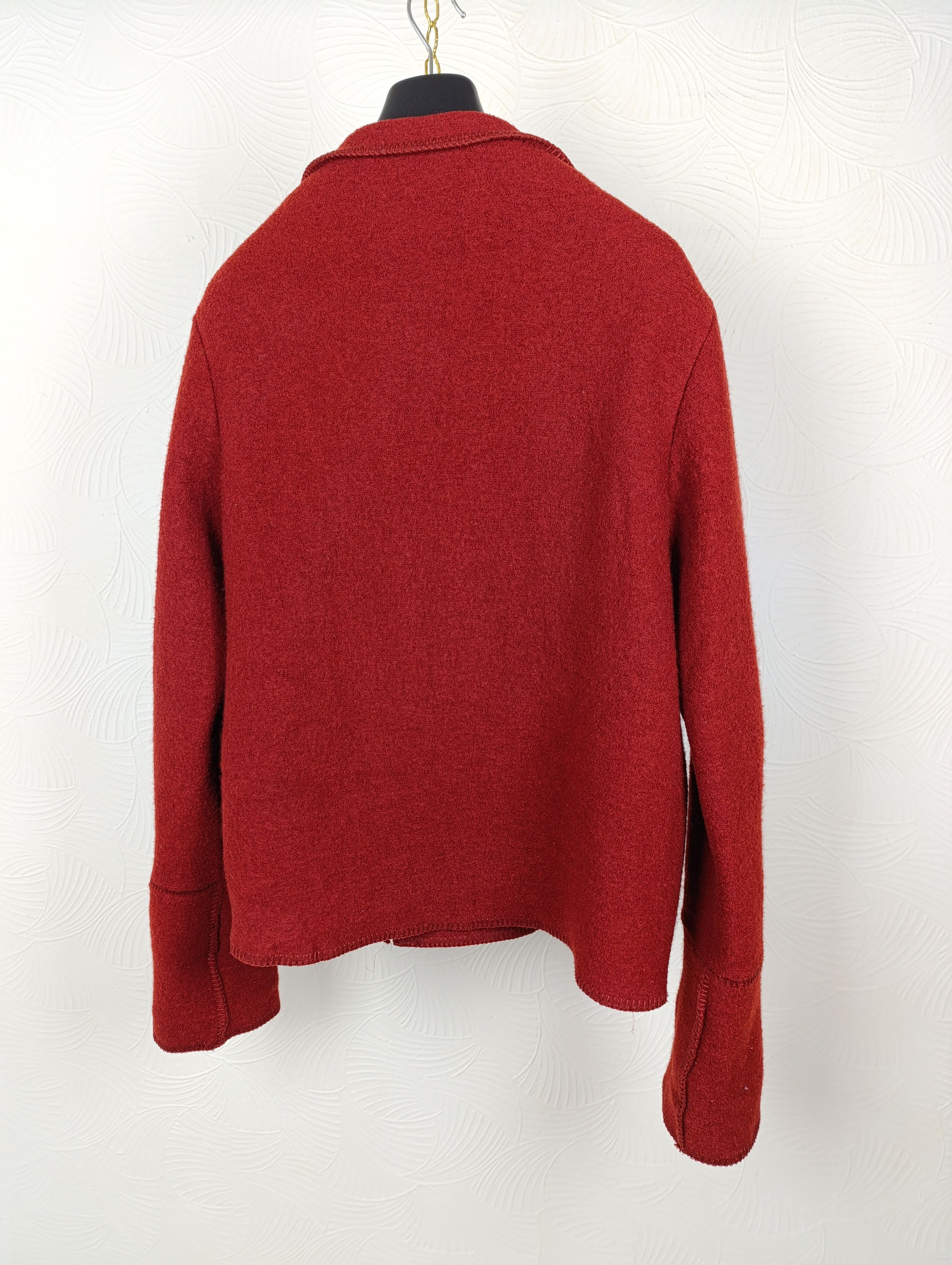 Annette Gortz ANNETTE GORTZ AVANT-GARDE WOOL JACKET Size M / US 6-8 / IT 42-44 - 11 Thumbnail