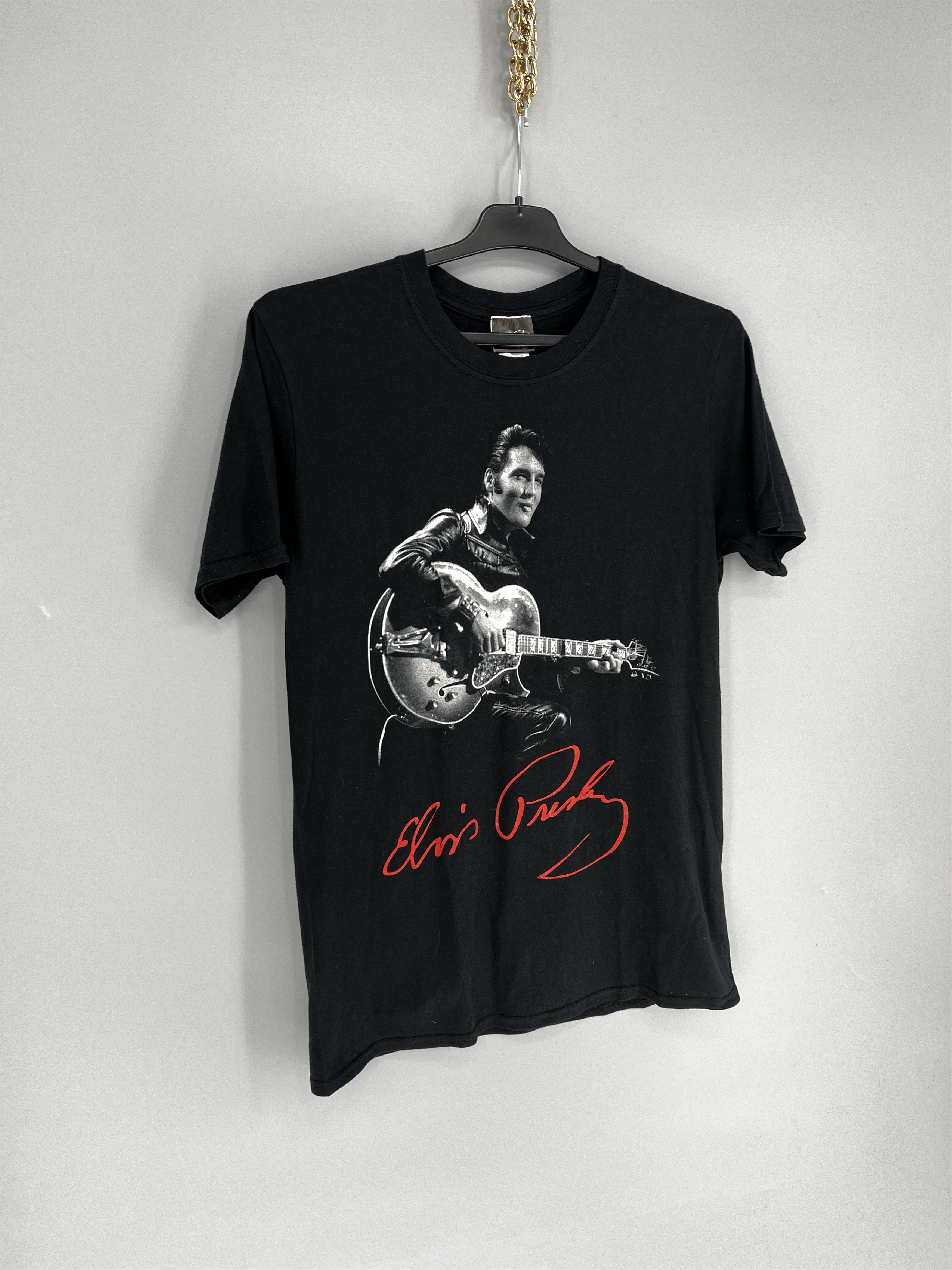 Band Tees Gildan Black Elvis Presley Shirt Mens Size XL Size US M / EU 48-50 / 2 - 2 Thumbnail