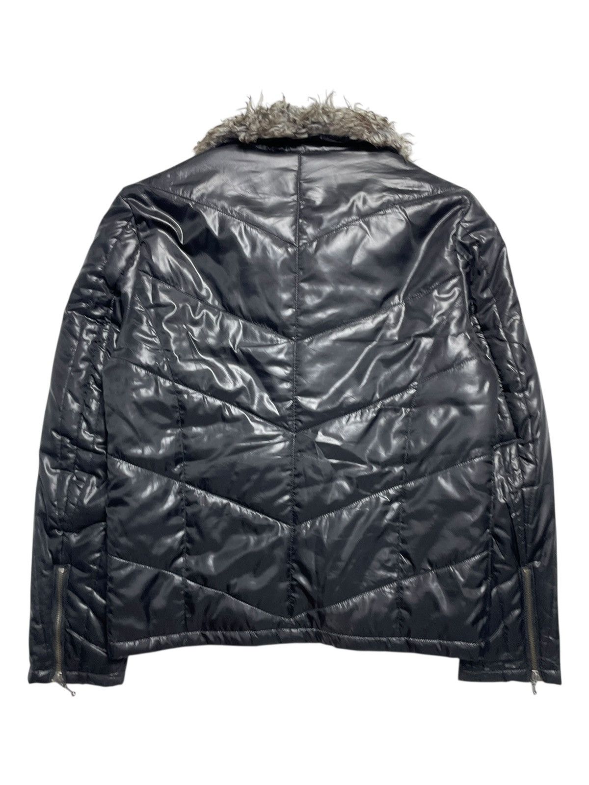 14th Addiction 2000’s Sorridere - Trim Fur Bikers Puffer Jacket Size US M / EU 48-50 / 2 - 14 Thumbnail