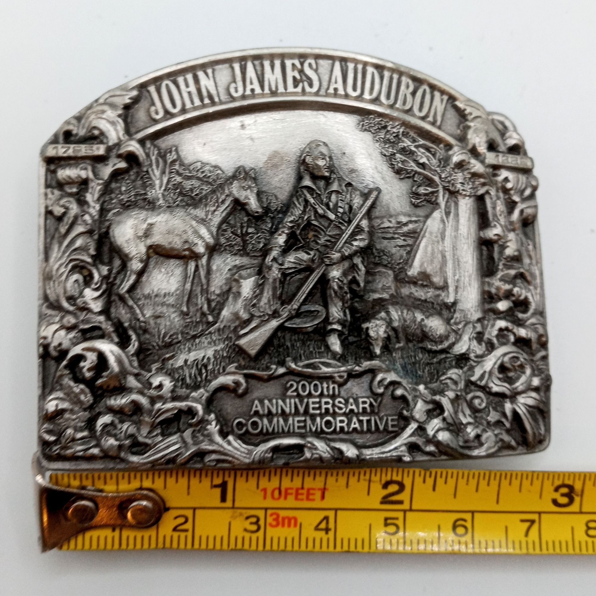 Other John James Audubon Belt Buckle Vintage 1985 Nature Birds Size ONE SIZE - 2 Thumbnail