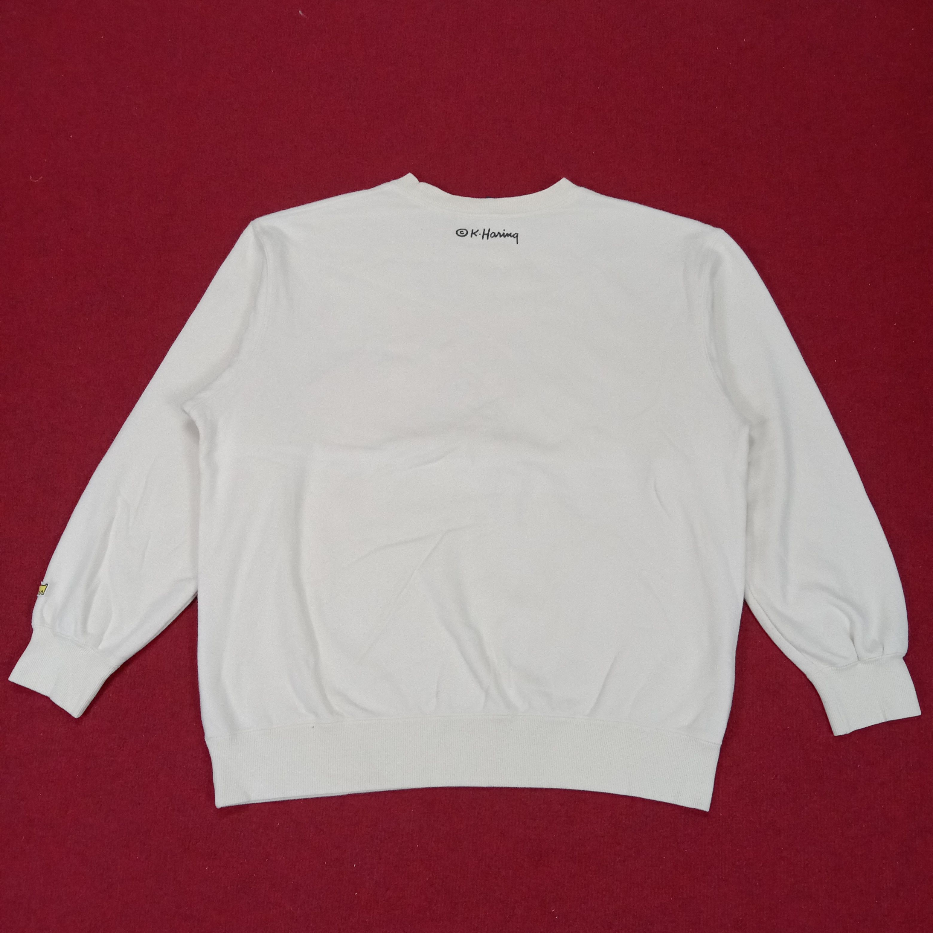 Keith Haring × Vintage Keith Haring Streetwear Art Style Sweatshirt Size US L / EU 52-54 / 3 - 5 Thumbnail