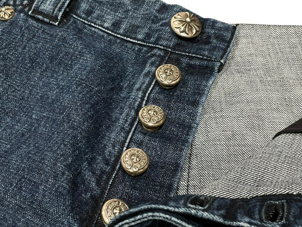Chrome Hearts 31inch Chrome Hearts Denim Carpenter Shorts Size US 31 - 10 Thumbnail