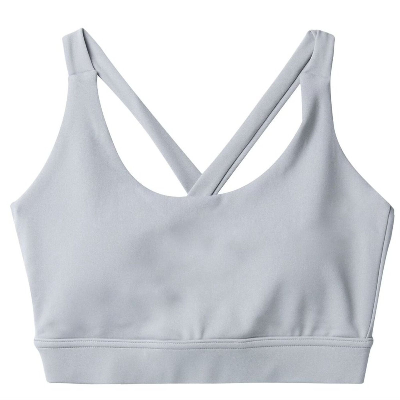 Victoria's Secret VICTORIA SPORTS Women's Gray Cross Straps Sports Bra Sz M Size ONE SIZE - 1 Thumbnail
