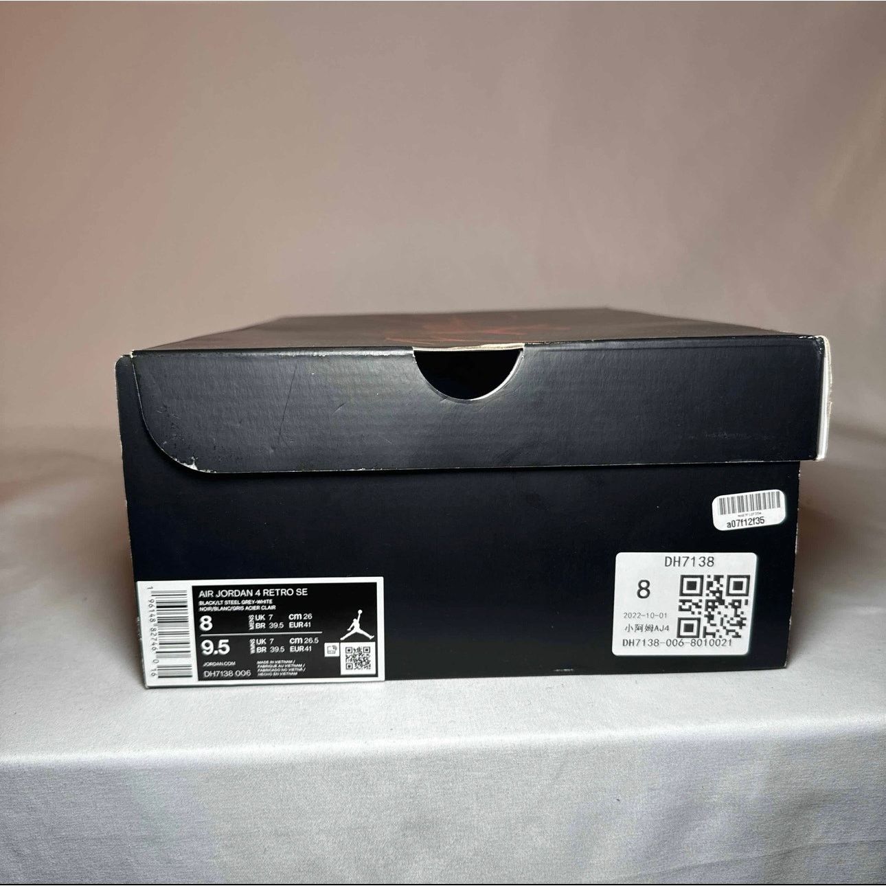 Jordan Brand × Nike Size 8 - Air Jordan 4 Retro SE Black Canvas Men's Shoes Size US 8 / EU 41 - 9 Thumbnail