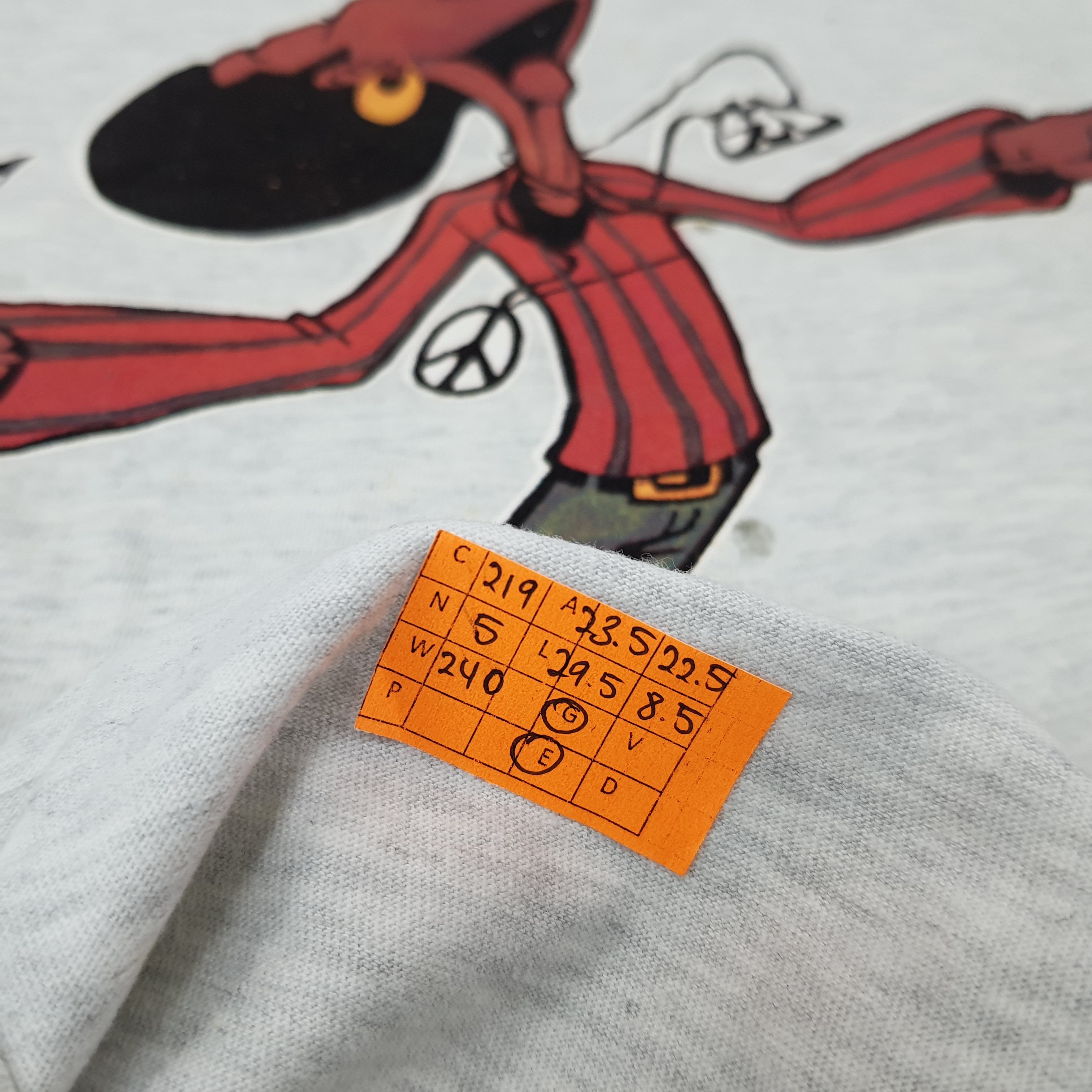 Vintage Vintage Phunky Circle Streetwear Tshirt C219N5 Size US XL / EU 56 / 4 - 8 Thumbnail