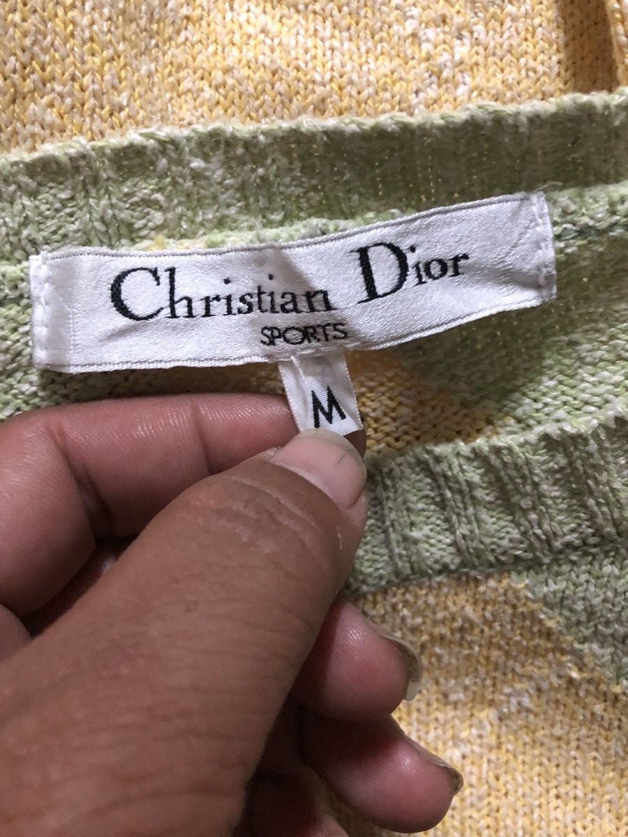 Christian Dior Monsieur Christian Dior Quilted Knitwear Top Size S / US 4 / IT 40 - 3 Thumbnail