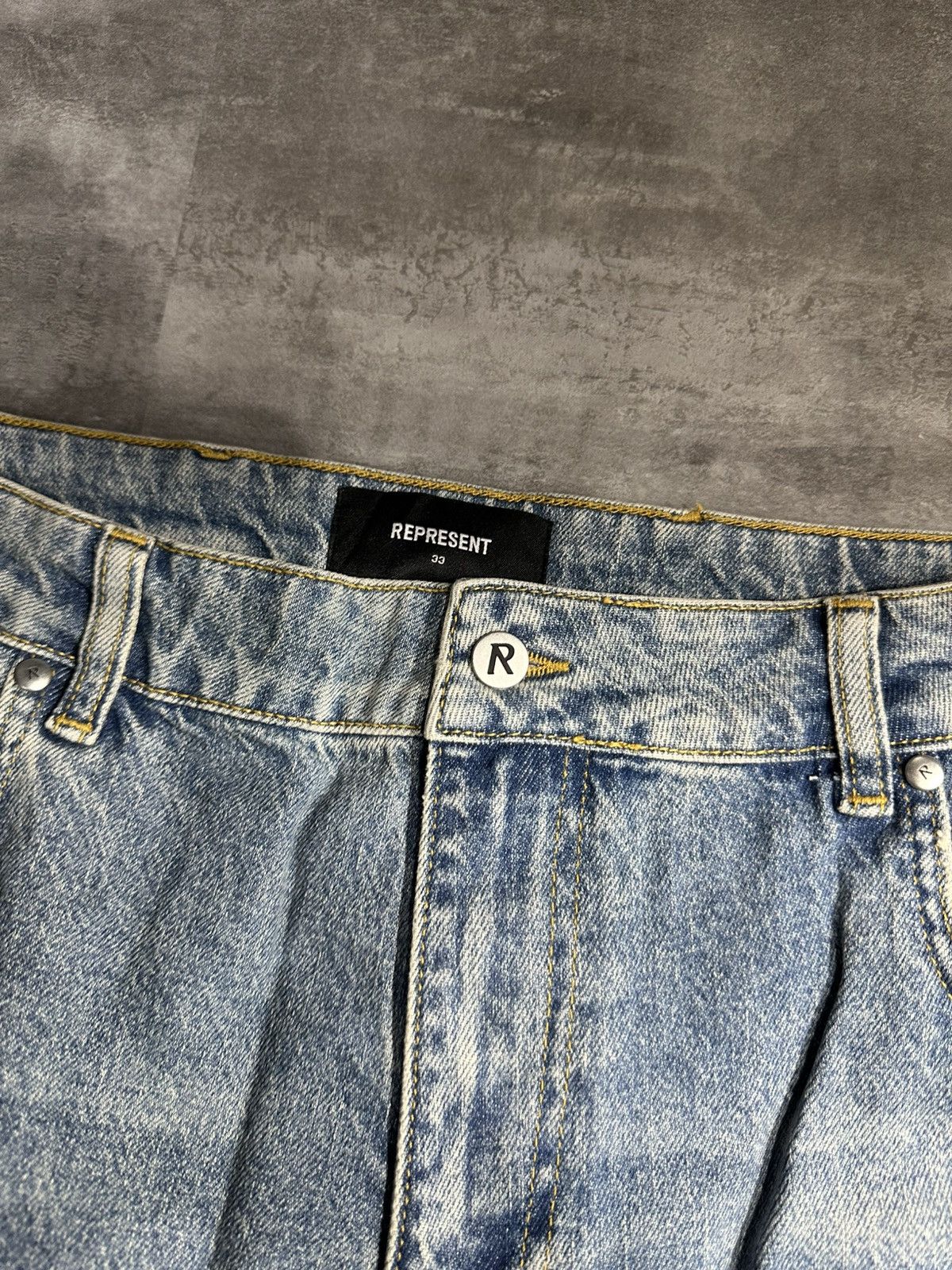 Represent Clo. Represent R3 Cargo Denim Jeans Size US 33 - 4 Thumbnail