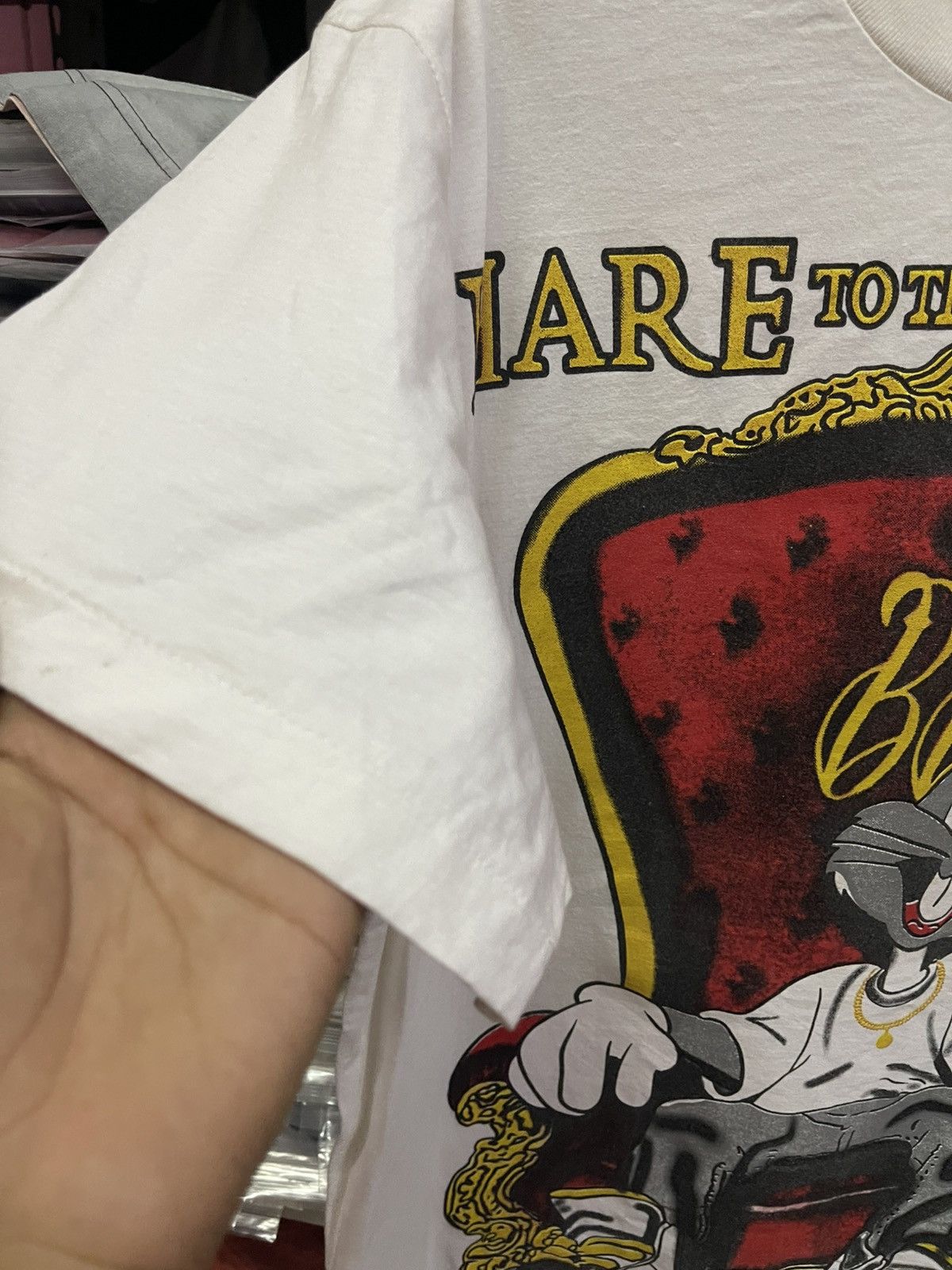 Vintage Vintage 90's Overprint Looney Tunes Very Rare🔥🔥🔥 Size US L / EU 52-54 / 3 - 4 Thumbnail