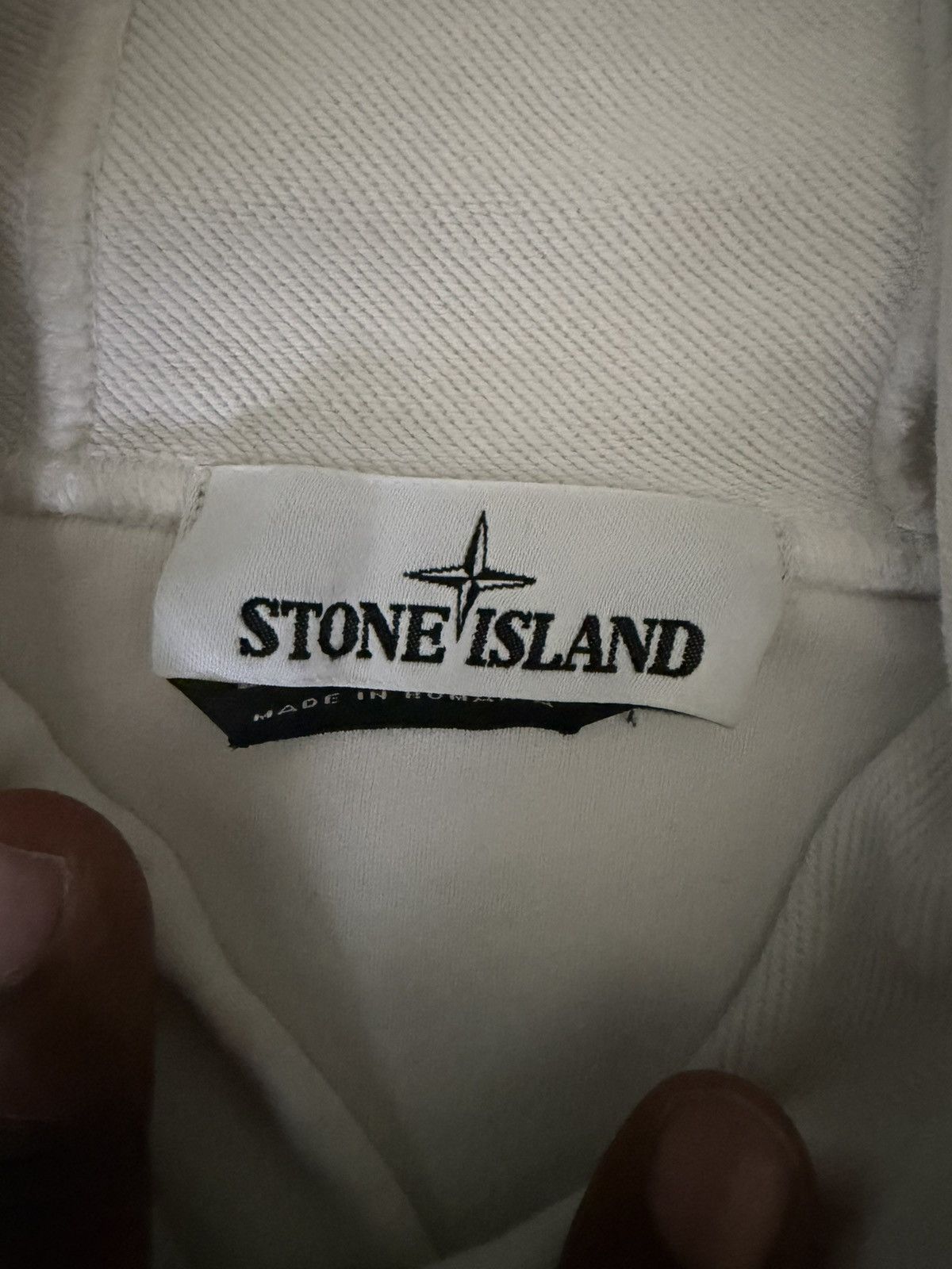 Stone Island Stone Island White Pullover Hoodie XL Size US XL / EU 56 / 4 - 5 Thumbnail
