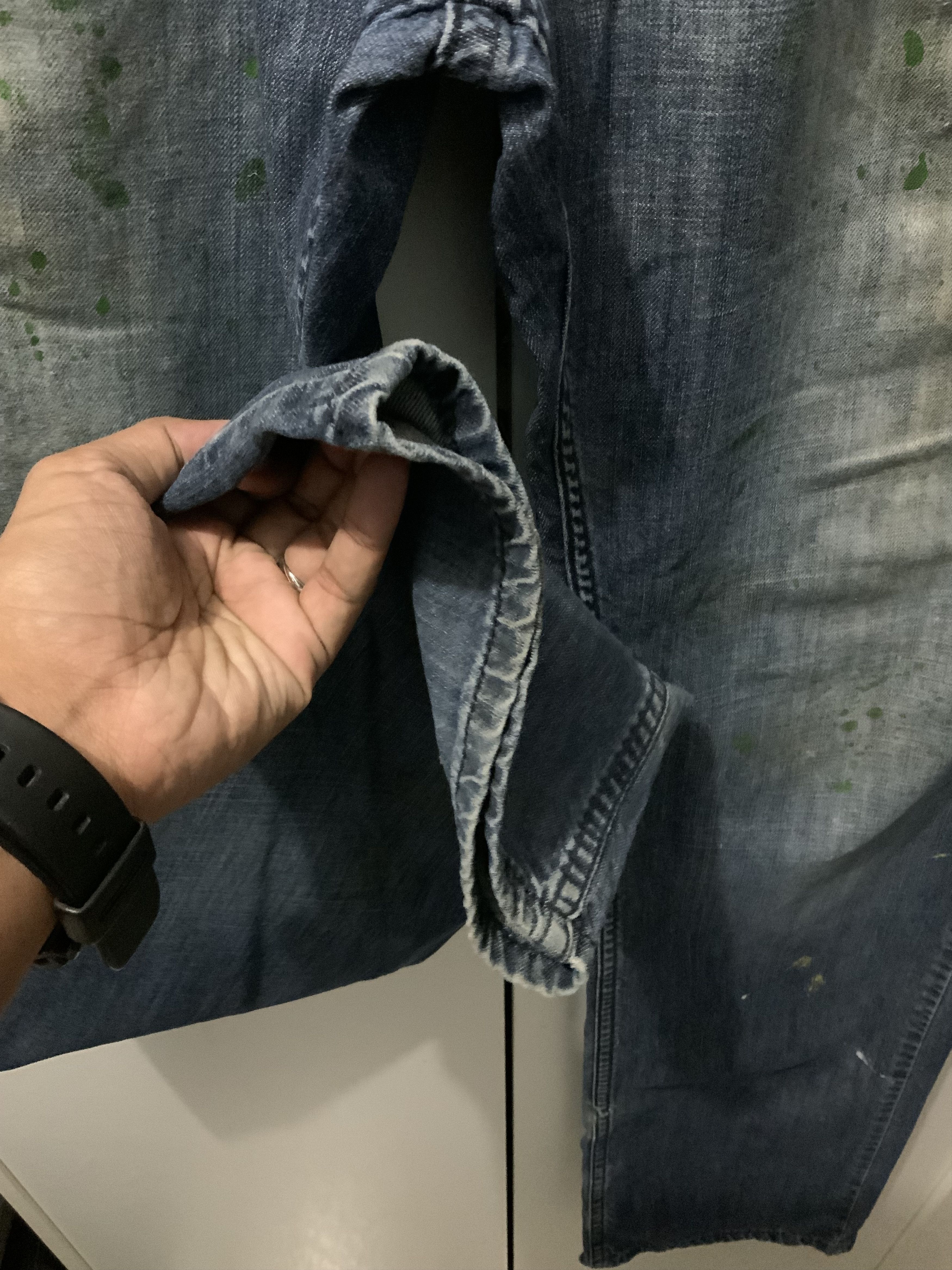 Levi's Levi’s Relaxed 559 Straight Painted Avant Garde Jeans Size US 34 / EU 50 - 7 Thumbnail