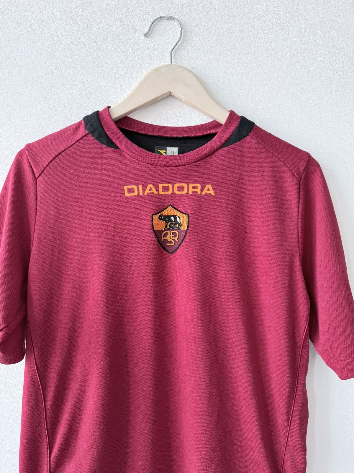 Diadora Vintage AS Roma 90s Diadora Jersey Size US M / EU 48-50 / 2 - 4 Thumbnail