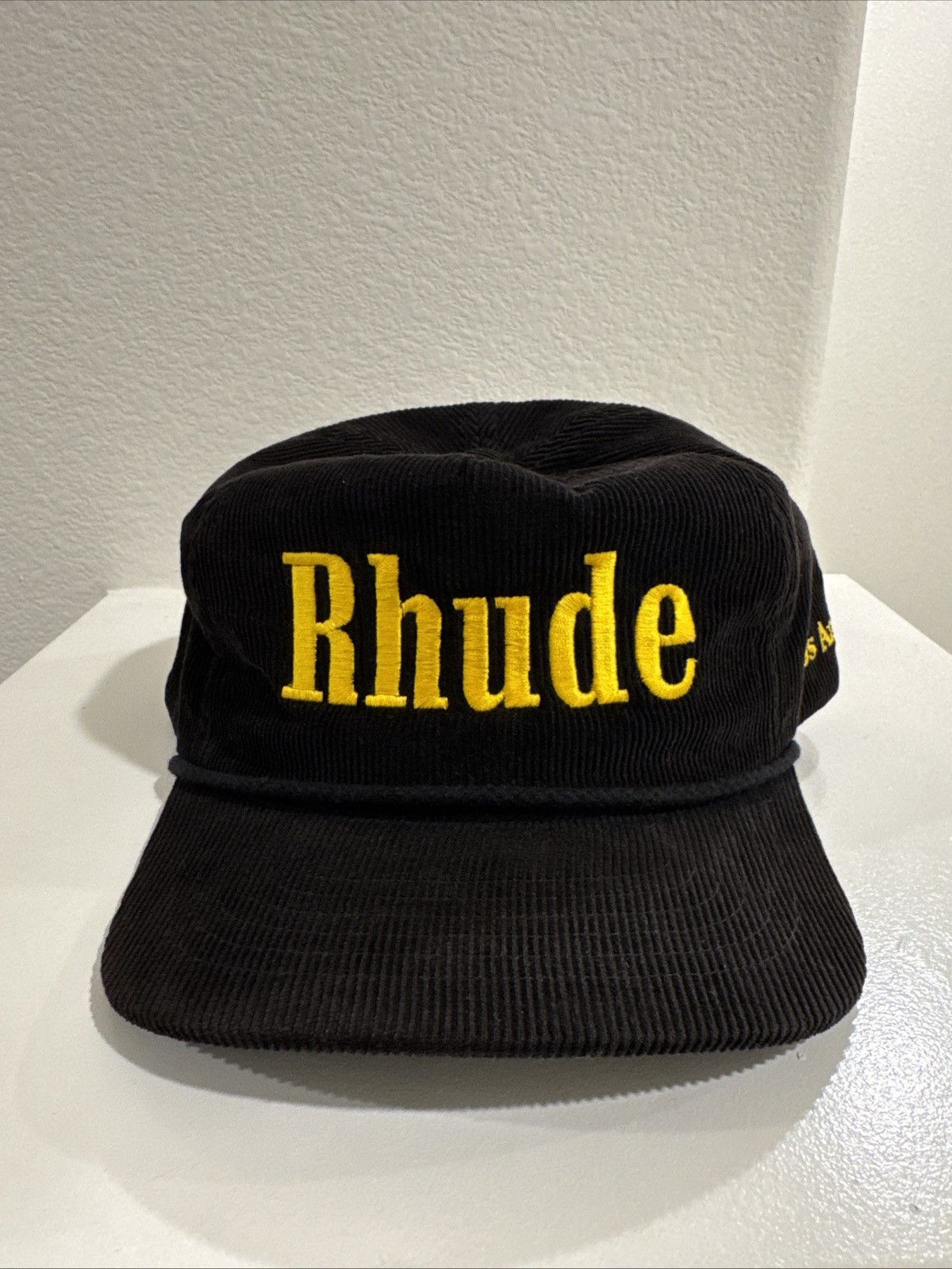 Rhude Rhude Lakers Championship Corduroy Snapback Size ONE SIZE - 1 Thumbnail