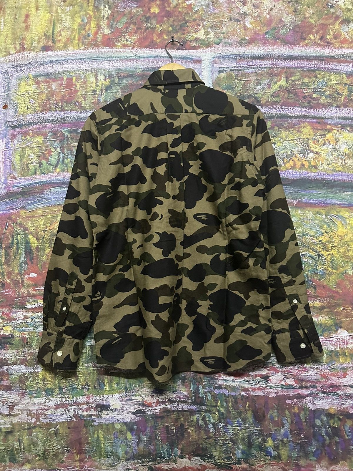 Bape A Bathing Ape Bape Button Up Camo Long Sleeve Size US M / EU 48-50 / 2 - 2 Thumbnail