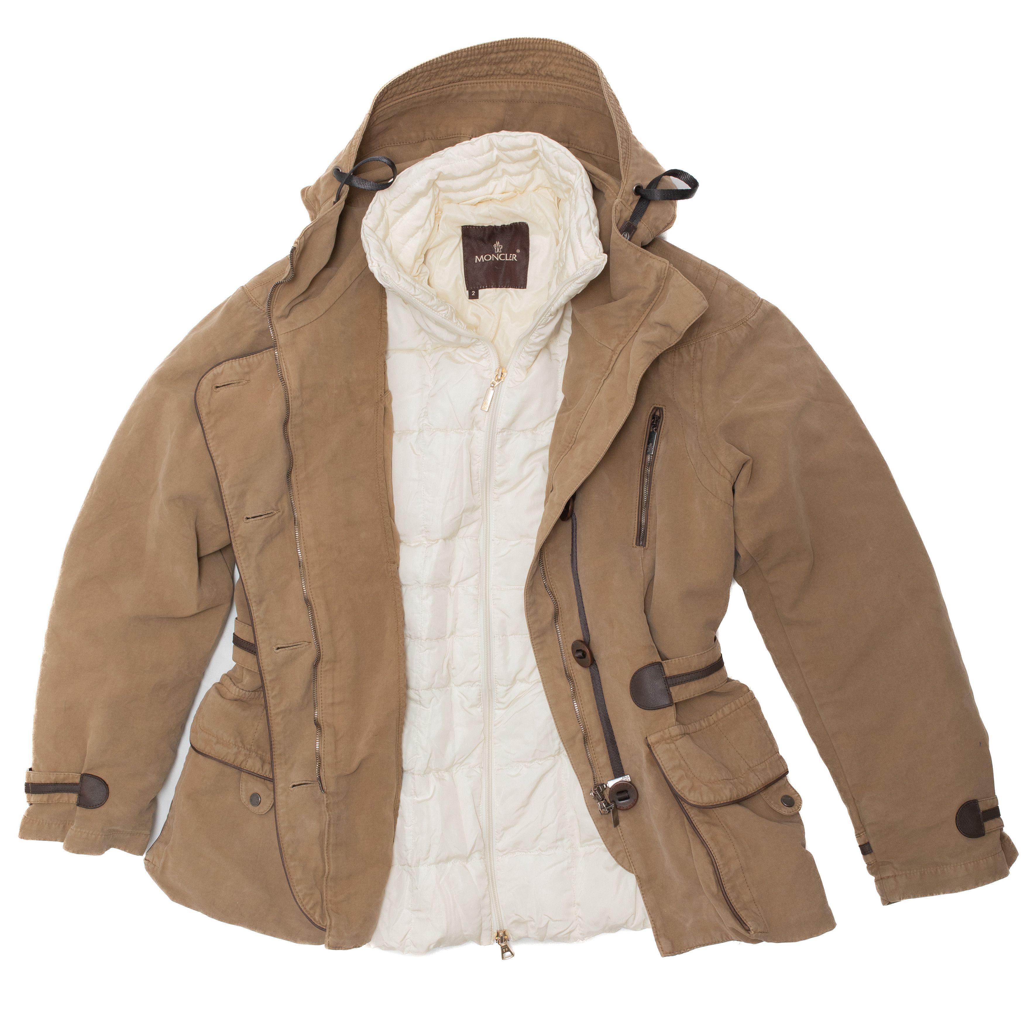 Moncler MONCLER Vintage Asymmetric 2 in 1 Down Jacket Size L / US 10 / IT 46 - 8 Thumbnail