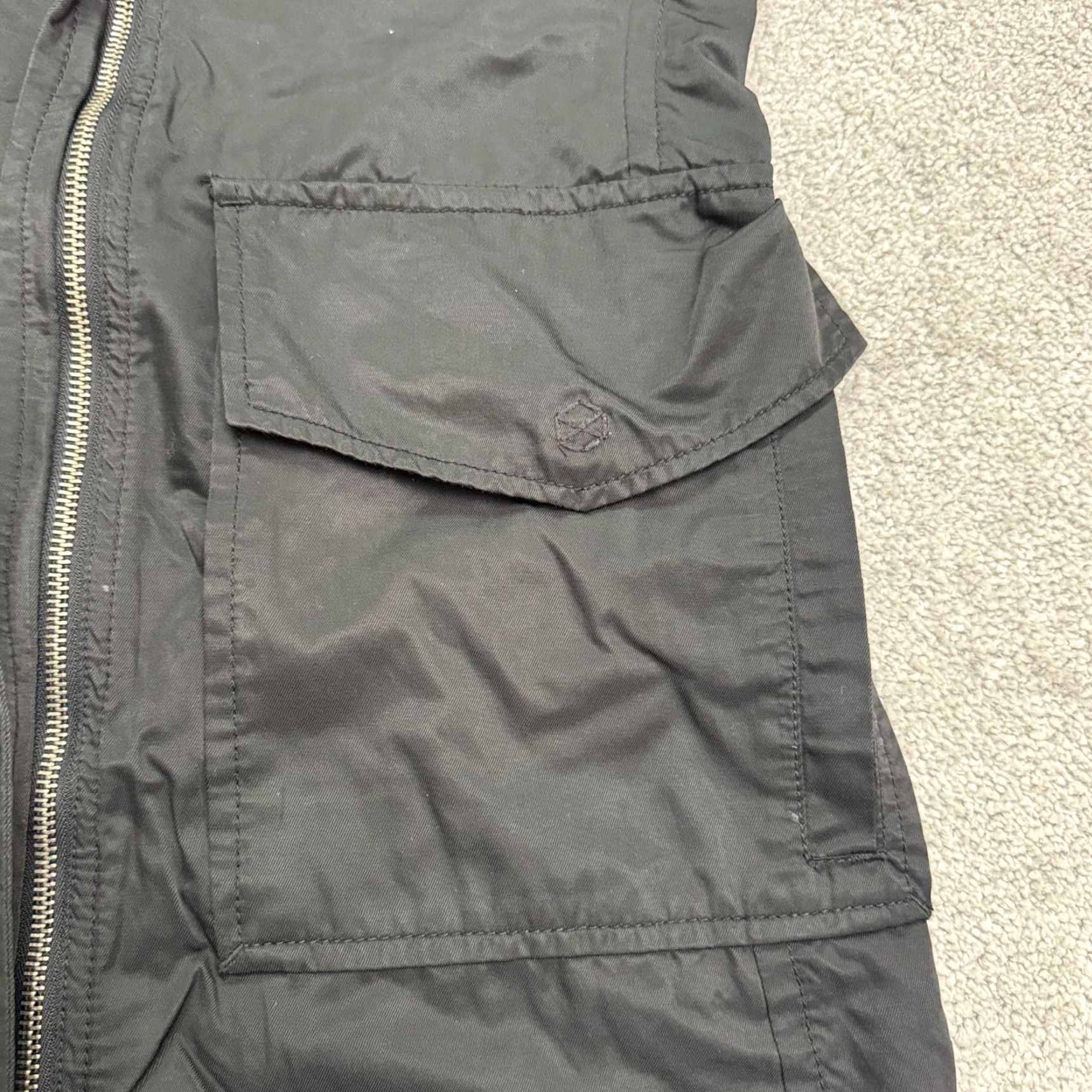 Club Monaco Club Monaco Black Asymmetrical Full Zip Hoodie Jacket Womens XS Jacket Size XS / US 0-2 / IT 36-38 - 4 Thumbnail