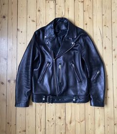 ACNE STUDIOS Distressed Leather Jacket for Men