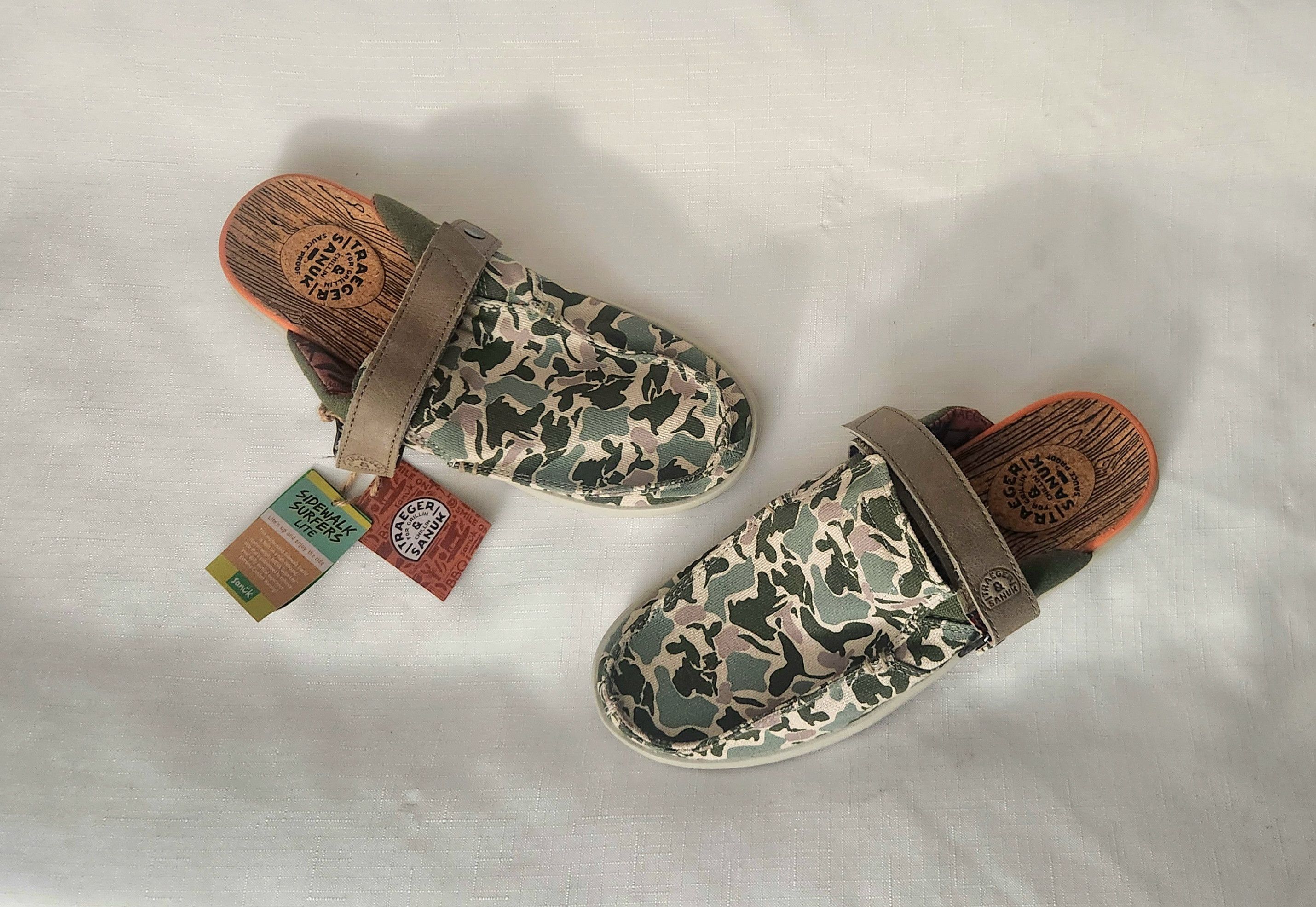 Sanuk Sanuk X Traeger Limited Edition Collab Unisex Camo M 9 W 10 Size US 9 / EU 42 - 2 Thumbnail