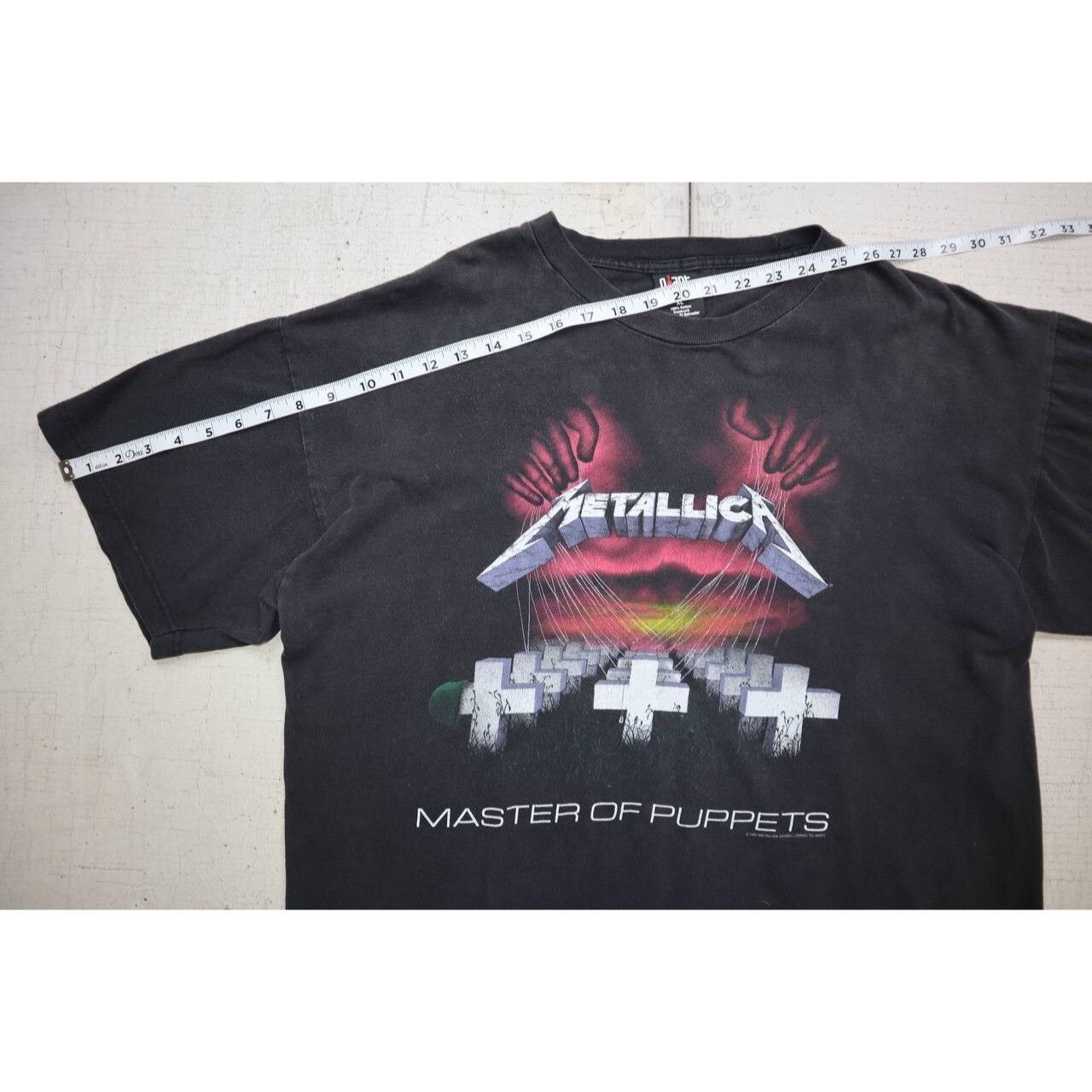 Giant Vintage 90s Metallica Master Of Puppets 1994 Giant Tag Size US XL / EU 56 / 4 - 5 Thumbnail