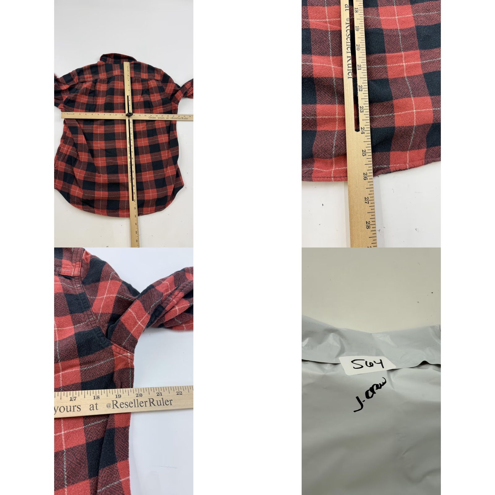 J.Crew J.CREW Men's Medium Red Black Plaid Flannel Shirt with Elbow Patches Casual Button-Up Size US M / EU 48-50 / 2 - 8 Thumbnail