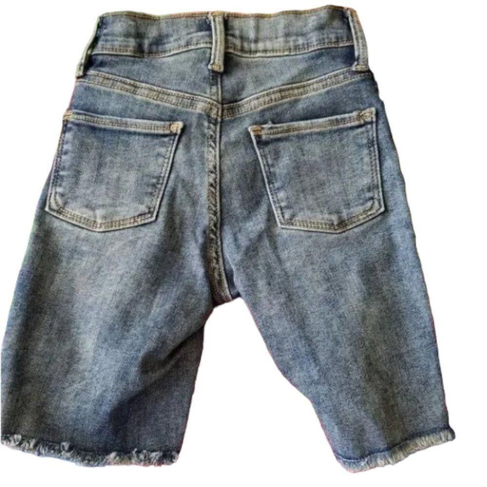 Old Navy CT1052a Old Navy Girls Ballerina Mid-thigh Jean Shorts Size US 26 / EU 42 - 2 Thumbnail