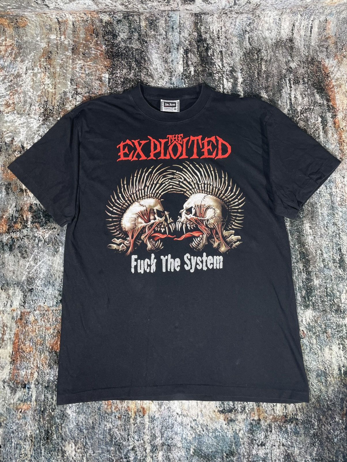 Vintage The Exploited official vintage t-shirt FuckThe System, 2000s Size US L / EU 52-54 / 3 - 1 Thumbnail