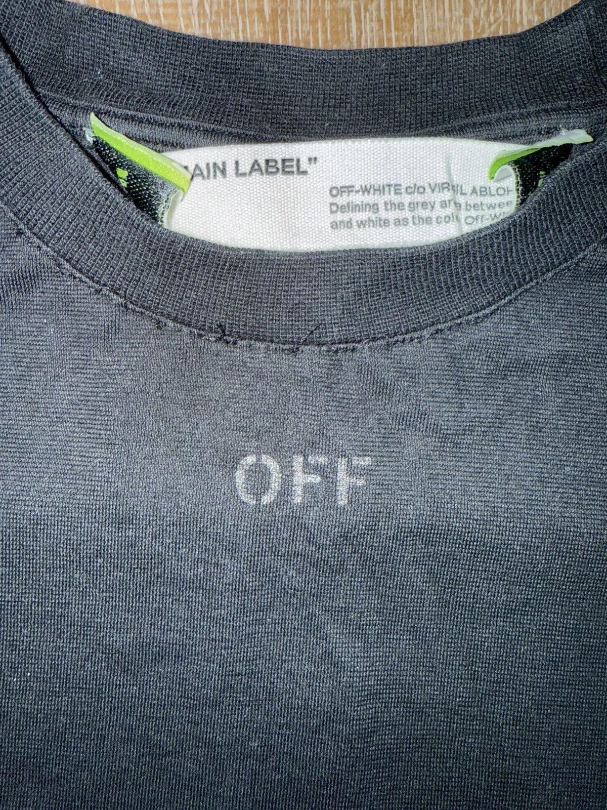 Off-White × Virgil Abloh Off-White Tech Marker S/S T-Shirt Size US S / EU 44-46 / 1 - 3 Thumbnail