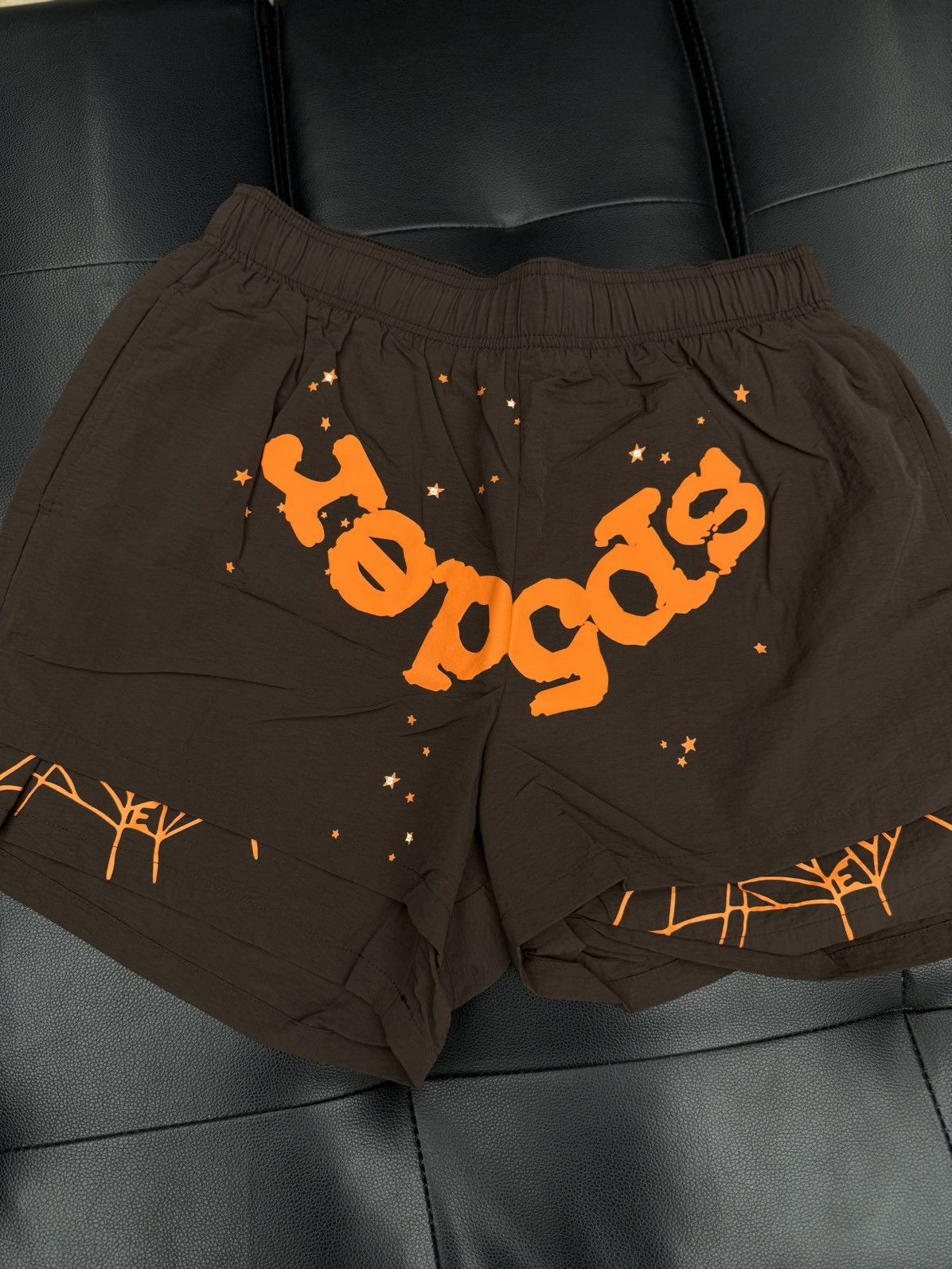 Sp5der Sp5der Double Layer WEB Shorts Size M (NEW) Brown Size US 30 / EU 46 - 4 Thumbnail