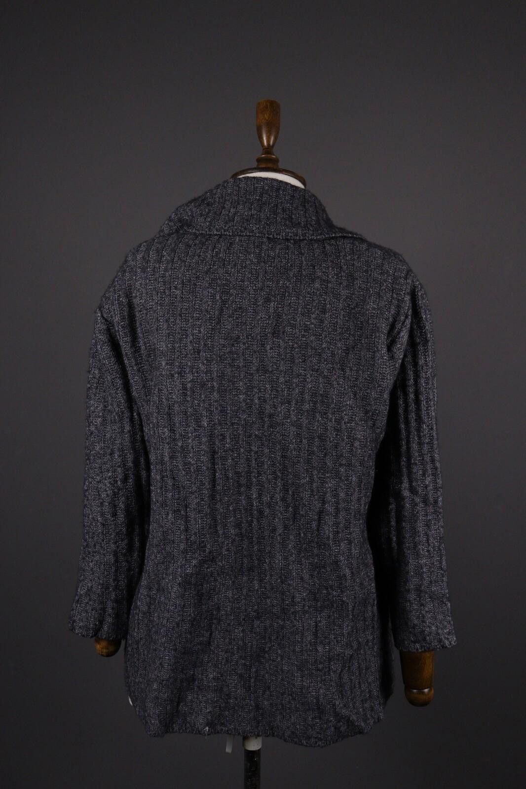 Designer Bitte Kai Rand Gray Merino Wool Knit Two Jacket Size S Size S / US 4 / IT 40 - 5 Thumbnail