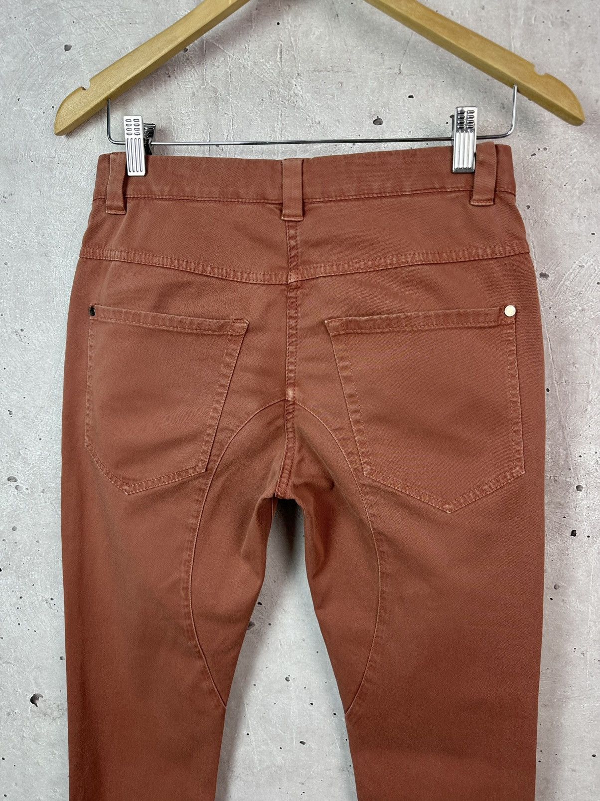 Brunello Cucinelli Brunello Cucinelli Made in Itay Brownish-Orange Pants Size 26" / US 2 / IT 38 - 11 Thumbnail