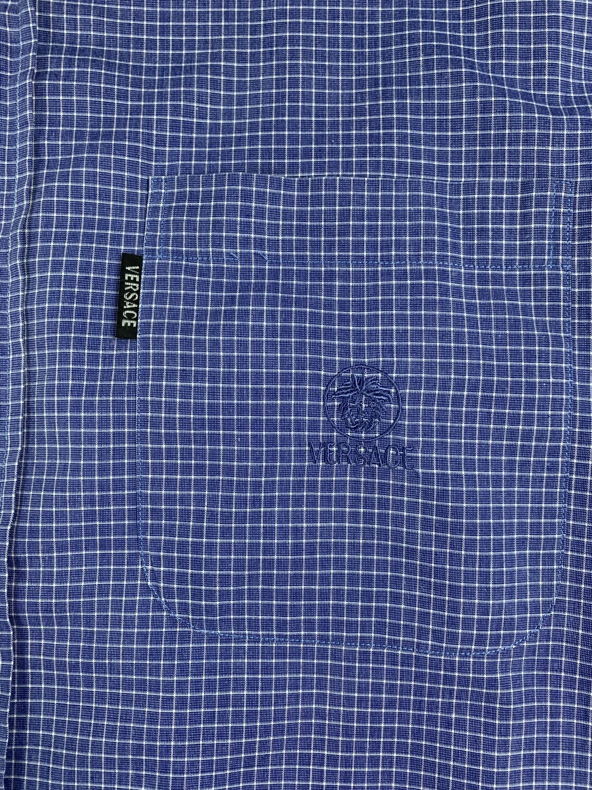 Versace Jeans Couture 90’s Vintage Gianni Versace Jeans Couture Shirt Plaid XL Size US XL / EU 56 / 4 - 4 Thumbnail