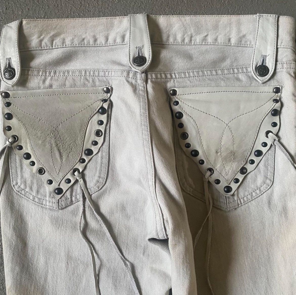 5351 POUR LES HOMMES 5351 Pour Les Hommes Flared Denim Size US 29 - 3 Thumbnail