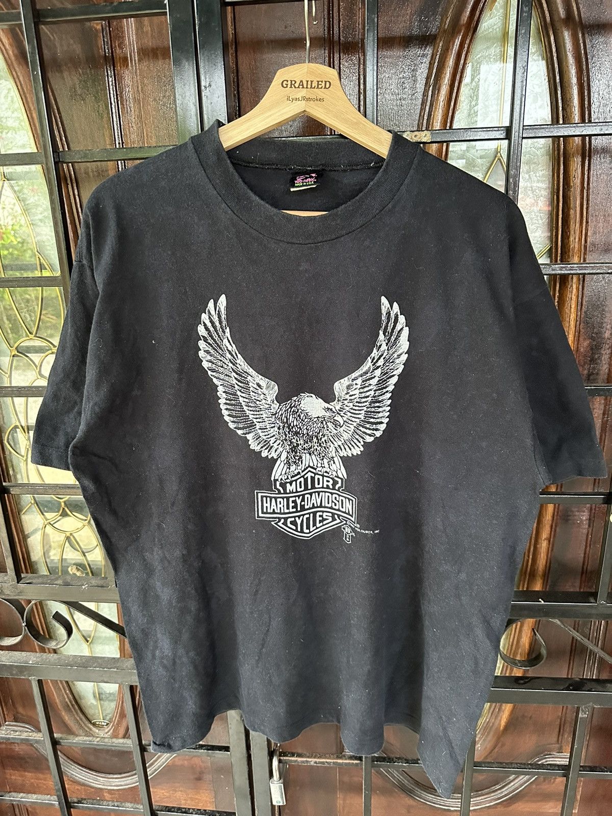 Harley Davidson 1987 Vintage HD Shirt Tee Size US L / EU 52-54 / 3 - 2 Thumbnail