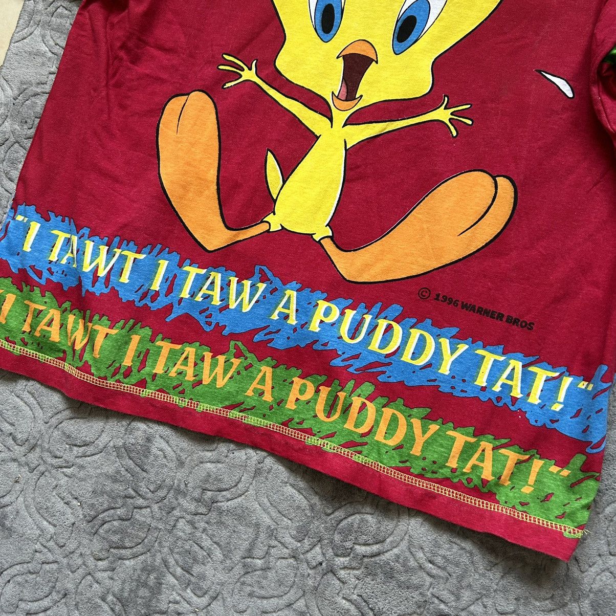 Cartoon Network × Disney × Vintage DS 90s Disney Loones Tunes Tweety tee boxy Size US L / EU 52-54 / 3 - 3 Thumbnail