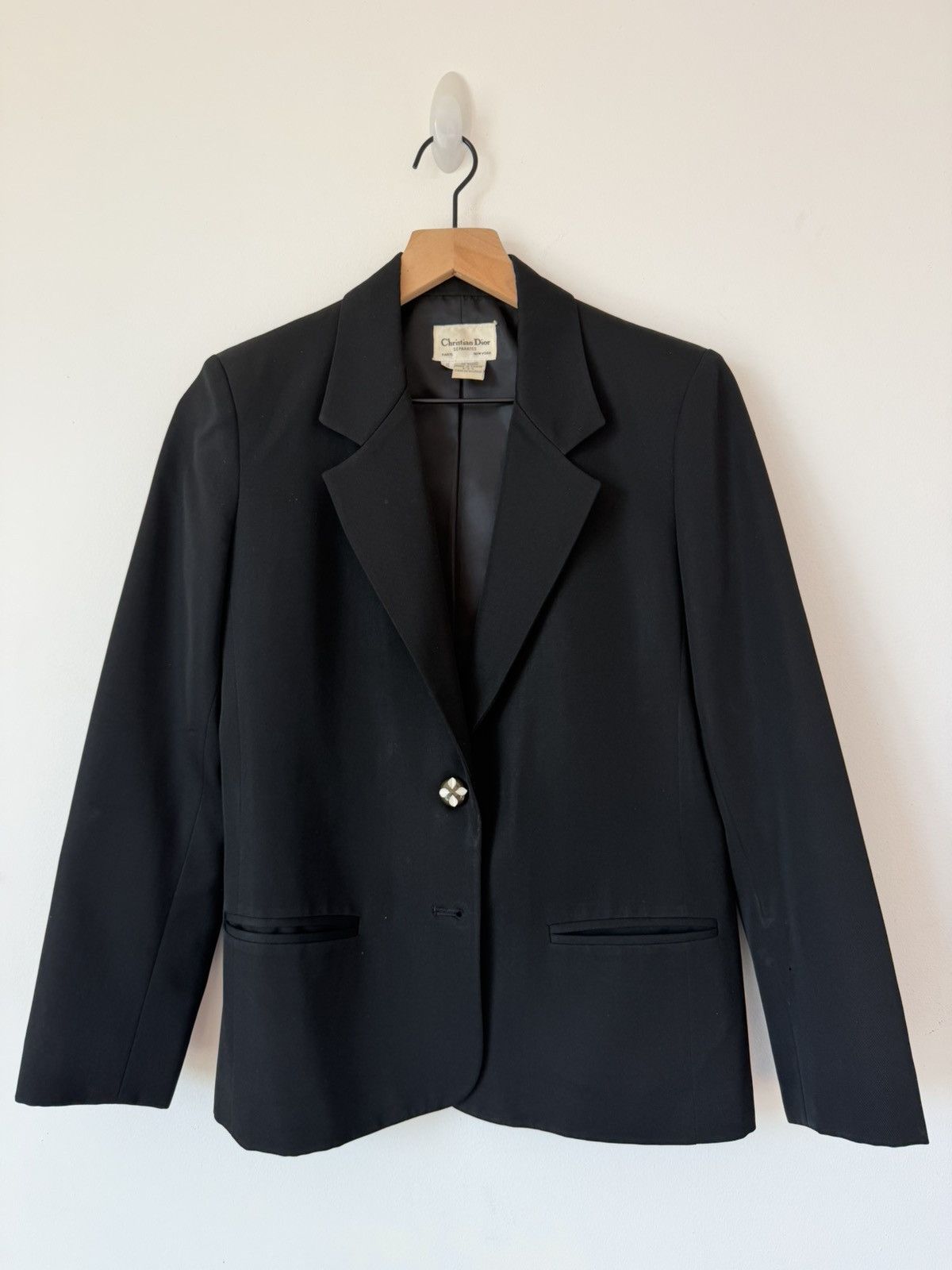 Dior Vintage Christian Dior Separates Black Wool Blazer Women’s 6 Size M / US 6-8 / IT 42-44 - 5 Thumbnail