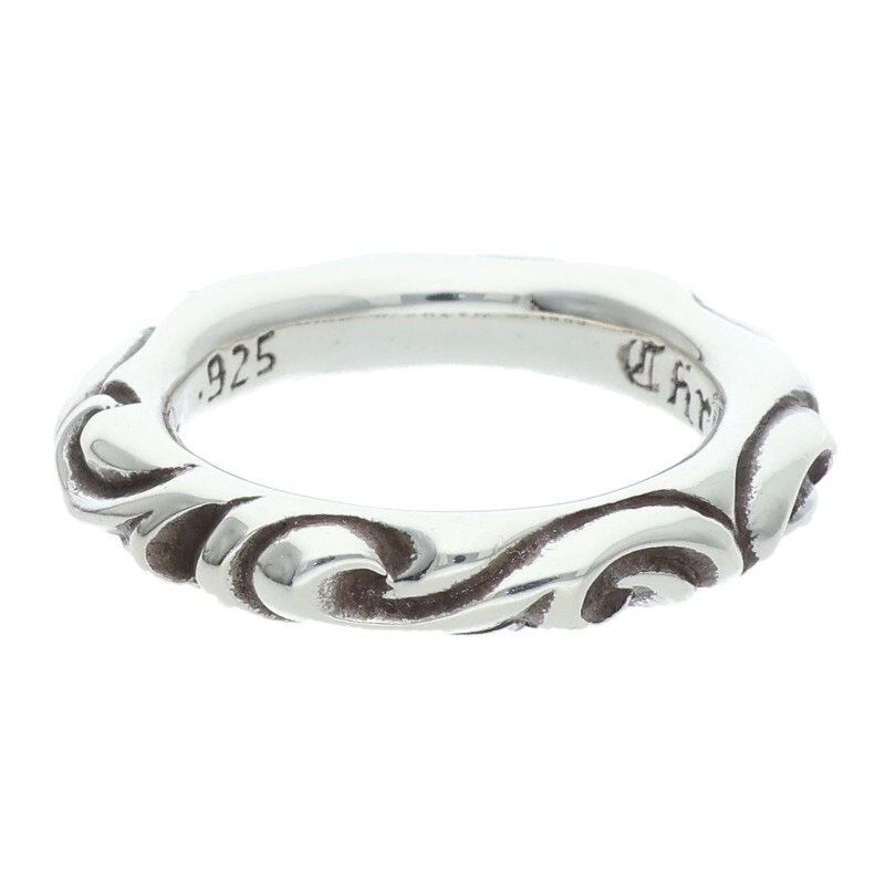 Chrome Hearts Chrome Hearts Scroll Band Silver Ring Size ONE SIZE - 2 Thumbnail