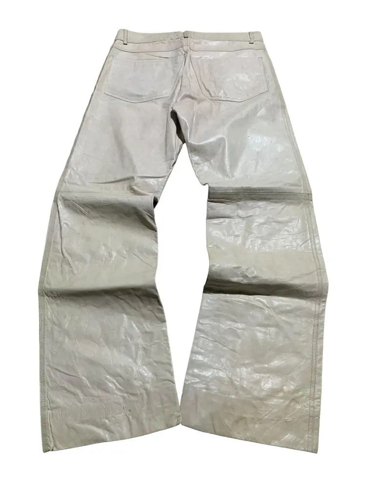 Vintage Vintage acetate flare leather pants made in canada Size US 32 / EU 48 - 2 Thumbnail