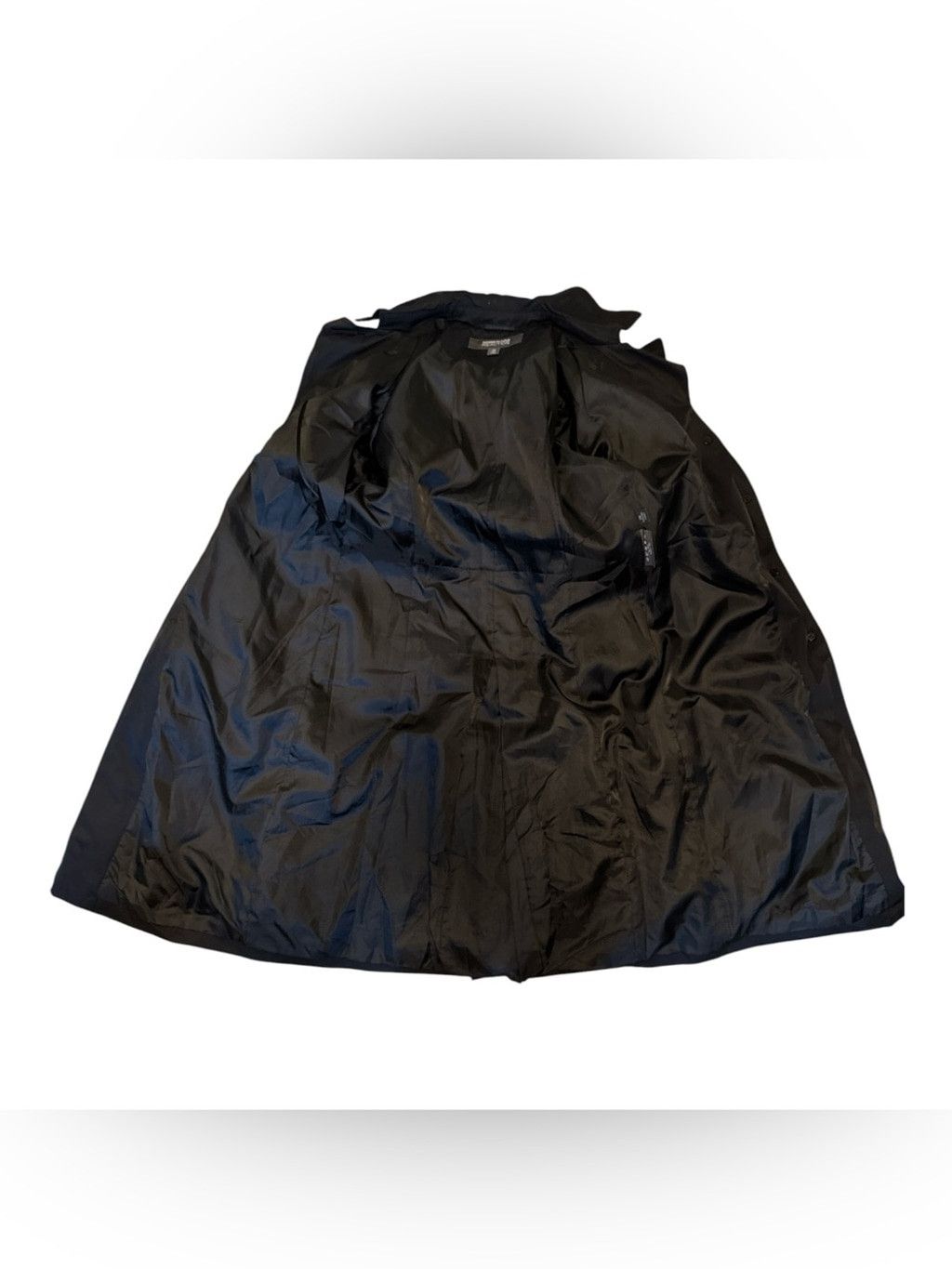 Kenneth Cole Kenneth Cole Reaction Black Single-Breasted Trench Coat- Med Size M / US 6-8 / IT 42-44 - 3 Thumbnail