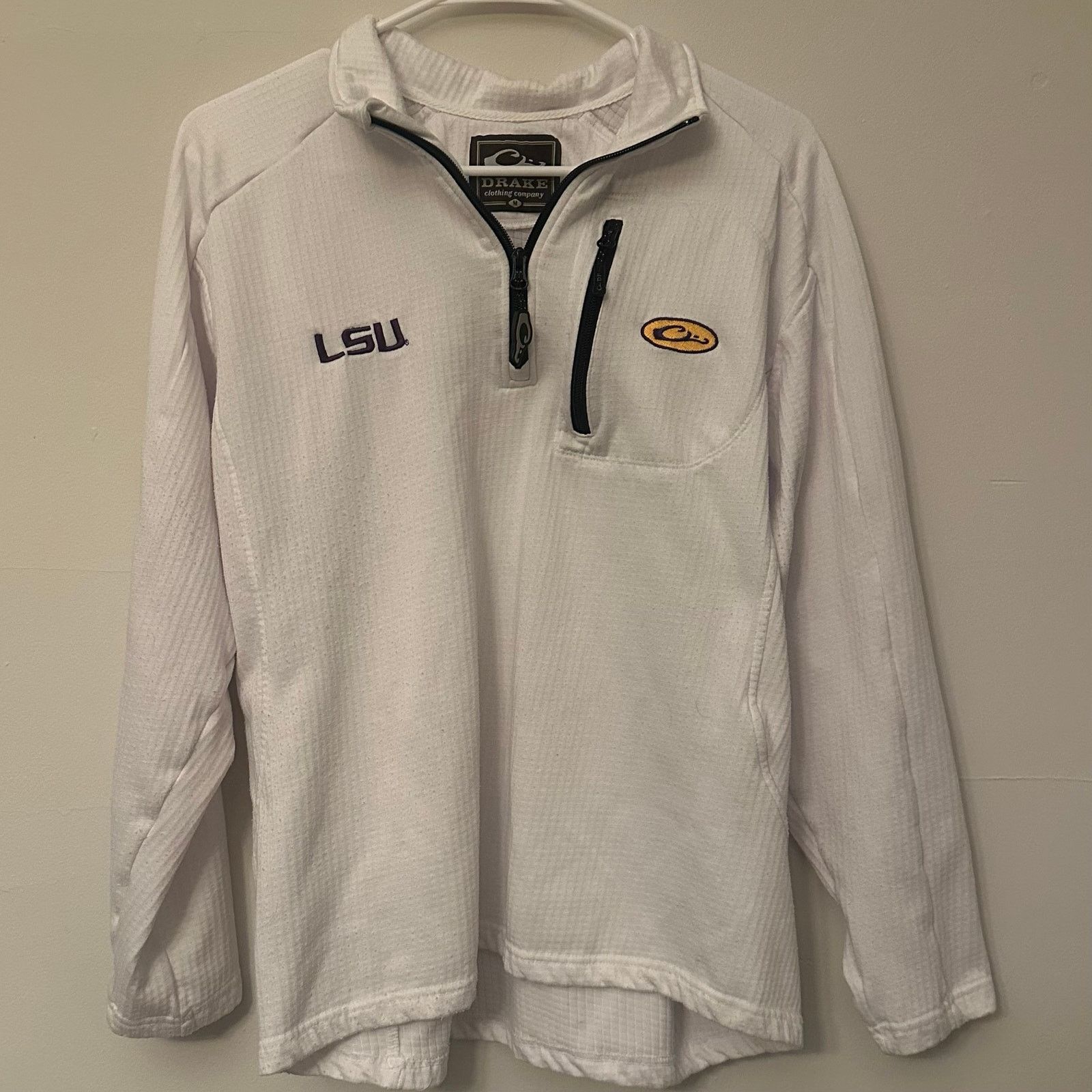 Drake Drake Breathelite 1/4 Zip LSU Emblem Louisiana Tigers Size US M / EU 48-50 / 2 - 1 Thumbnail