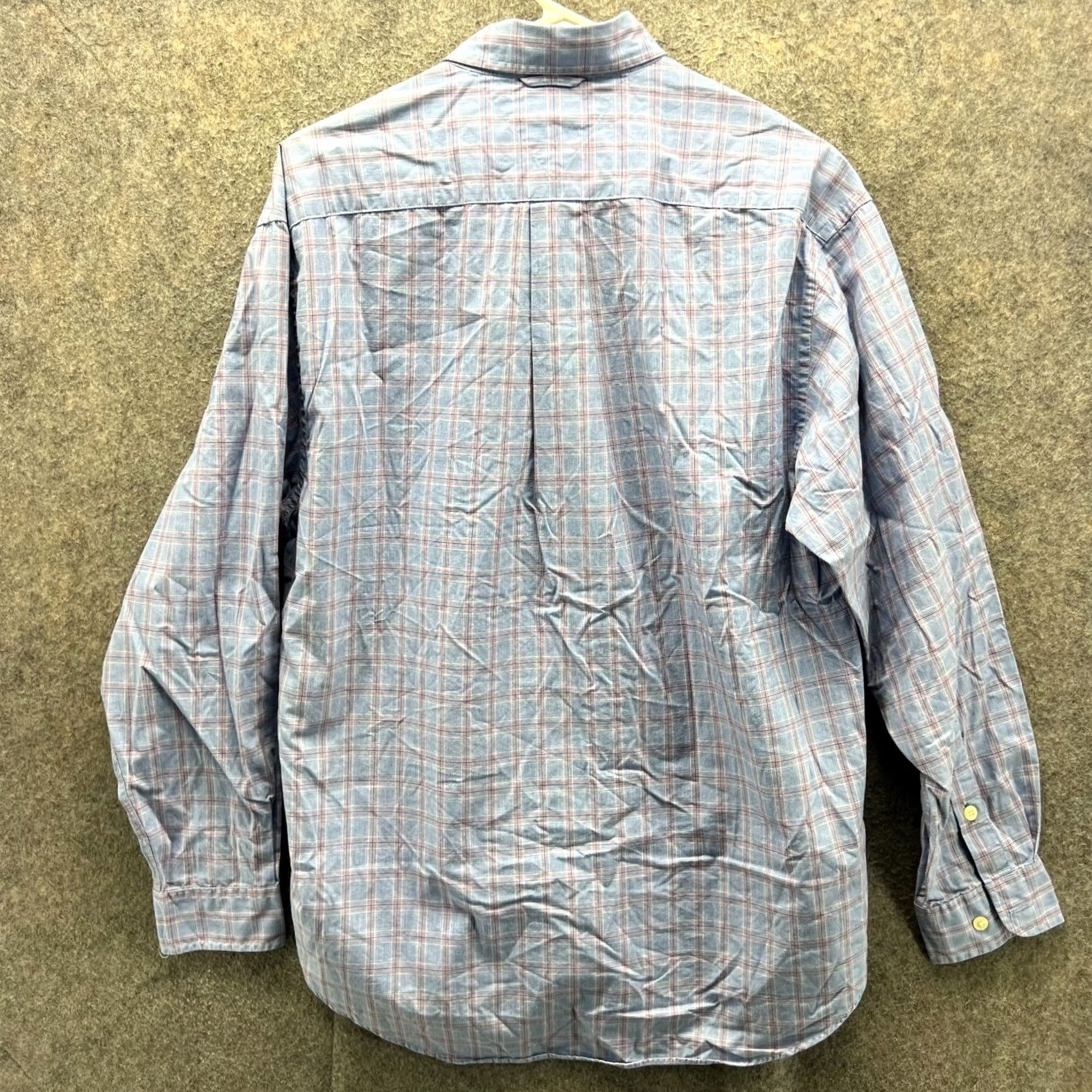 Tommy Hilfiger VINTAGE Tommy Hilfiger Shirt Mens Small Blue Pink Button Down Plaid Pocket 90s Size US S / EU 44-46 / 1 - 2 Thumbnail