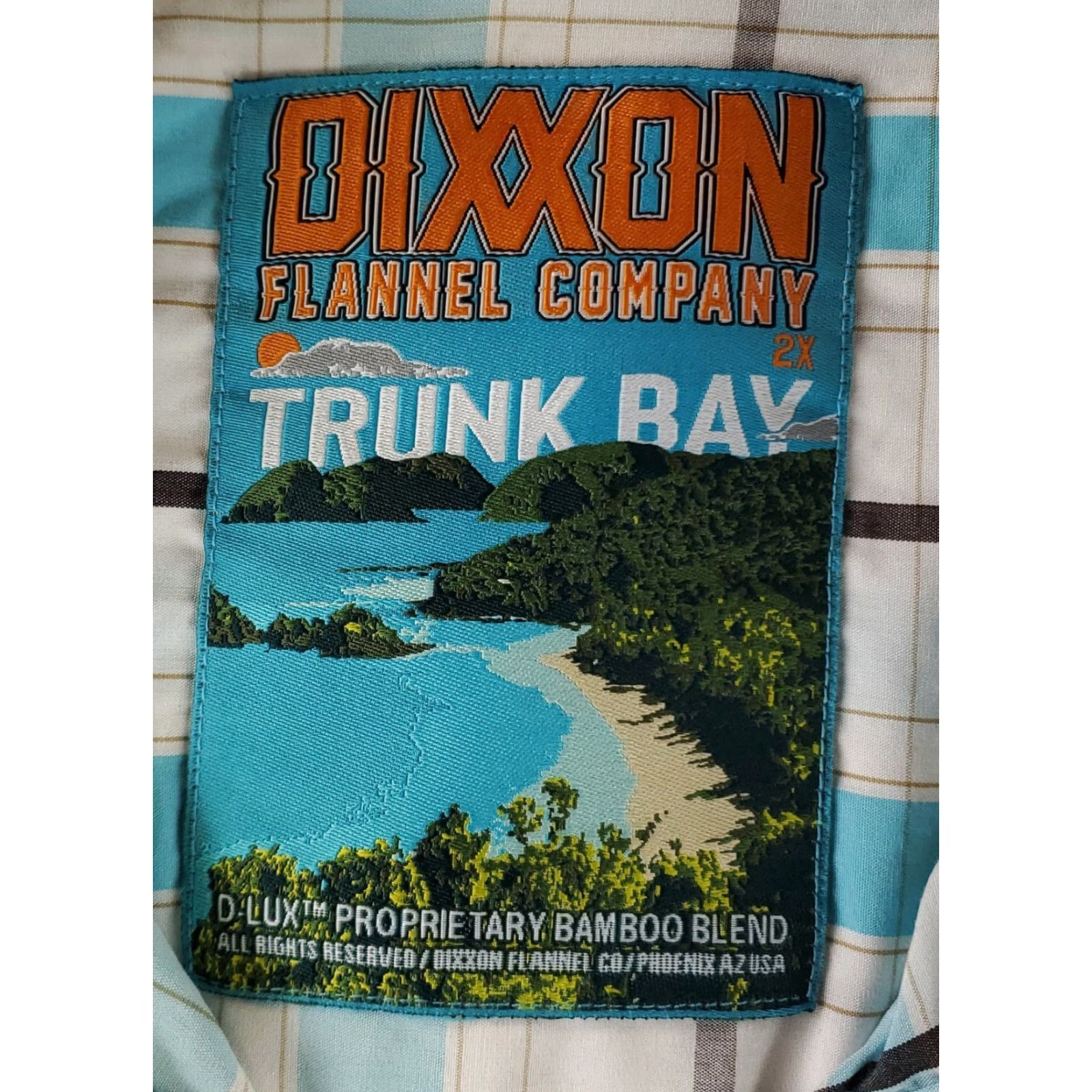 Vintage Dixxon Shirt Button Down Trunk Bay Check Plaid Blue White Mens XXL Shirt (Regular) Men Short Sleeve Blue Plaid Trunk Bay Dixxon Mens 2XL Size US XXL / EU 58 / 5 - 3 Thumbnail