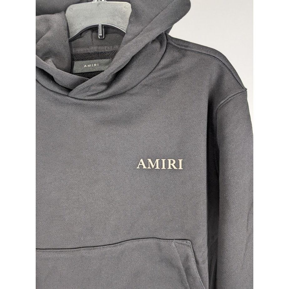Amiri o1rshd1 Puff Logo Hoodie in Black Size US XL / EU 56 / 4 - 5 Thumbnail