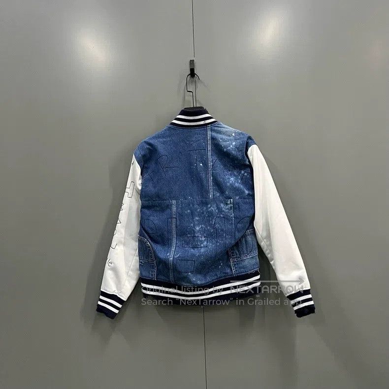 Greg Lauren Greg Lauren Antique Denim Patchwork Graffiti Baseball Jack Size US M / EU 48-50 / 2 - 2 Thumbnail