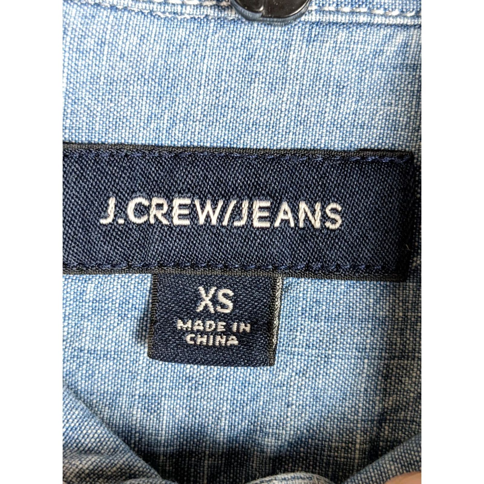 J.Crew J.Crew JEANS Women's blue long sleeve Button up casual top Size XS Size XS / US 0-2 / IT 36-38 - 3 Thumbnail